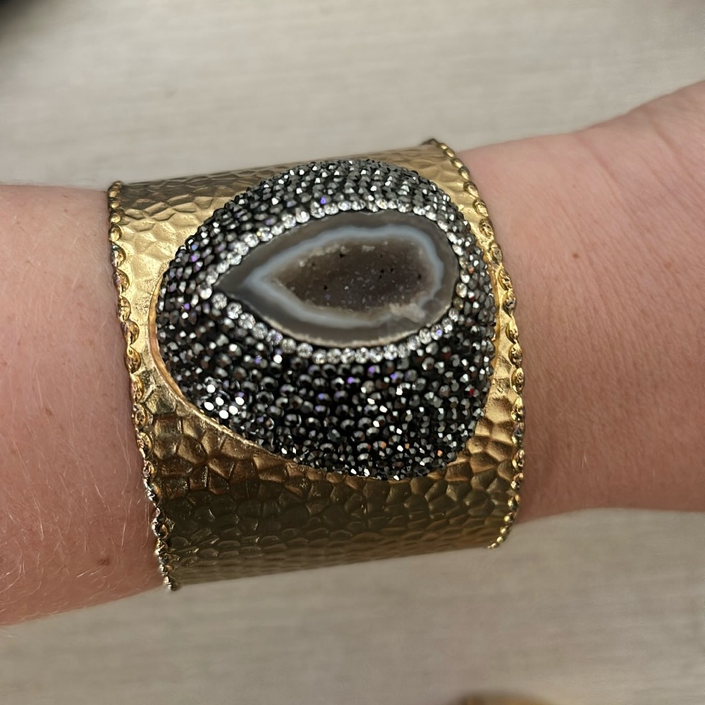 Geode cuff from Copper Penny Boutique